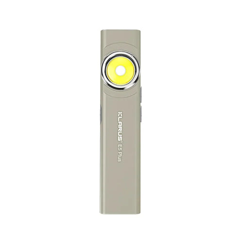 E5-PLUS Klarus TYPE-C Rechargeable Ultra Slim Triple Lights Magnetic EDC Flashlight Bulit-In 500Mah Battery