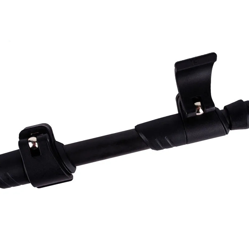 Carbon Hiking Poles 3 Sections 63-135Cm EVA Straight Grip Handle