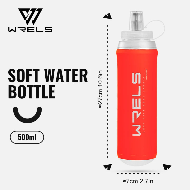 Collapsible Water Bottle 500ML TPU Soft Folding BPA Free