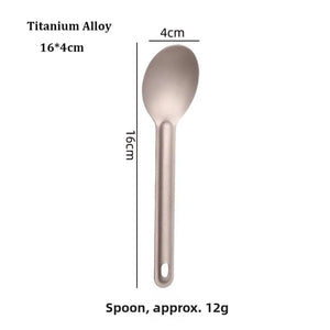 Ultralight Titanium Cutlery