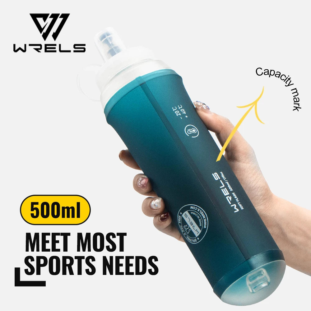 Collapsible Water Bottle 500ML TPU Soft Folding BPA Free