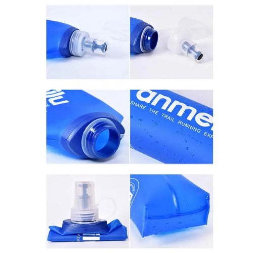 1Pc 250/500Ml Ultralight Folding Water Bag Water Bottle Pouch Outdoor Sport Supplies Hiking Running Soft Flask Water Bottle