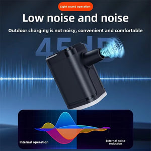 Mini Air Pump USB Rechargeable with Light