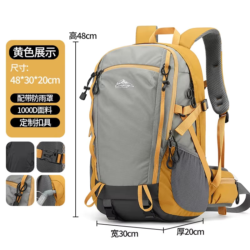 Outdoor Hiking Backpack, Lightweight Hiking Equipment, Cycling Travel Backpack for Men and Women