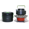 Windproof Gas Stove & Cook Set Bundle