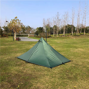 Ultra Light Pyramid Trekking Pole Tent 1-2 Person
