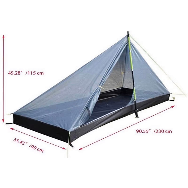 Ultra Light Pyramid Trekking Pole Tent 1-2 Person