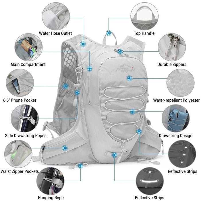 INOXTO 12L Ultralight Hydration Backpack