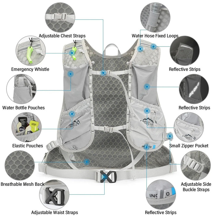 INOXTO 12L Ultralight Hydration Backpack