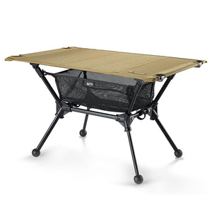 OneTigris Lightweight Portable Folding Table with Mesh Storage Net