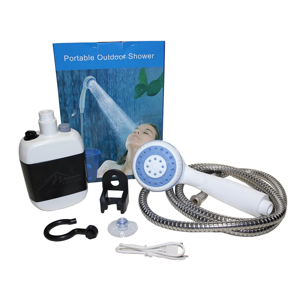 Shower Tent with Rechargeable Shower Kit