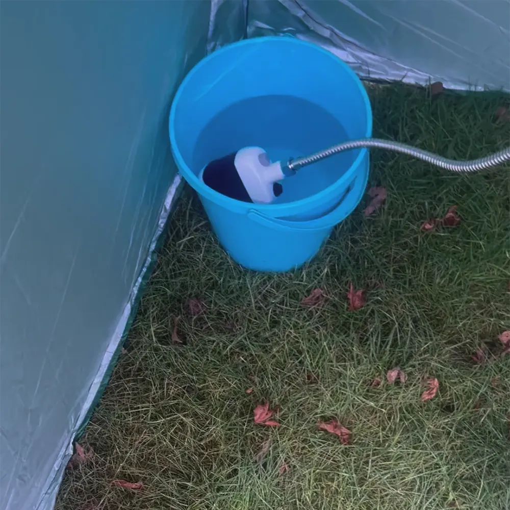 Shower Tent with Rechargeable Shower Kit