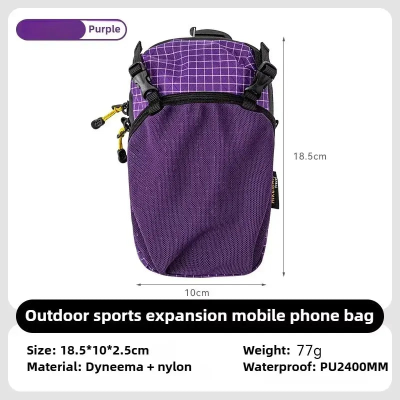 Dyneema Waterproof Carry Bag with Water Bottle Mesh Pouch and Quick Adjust Strap