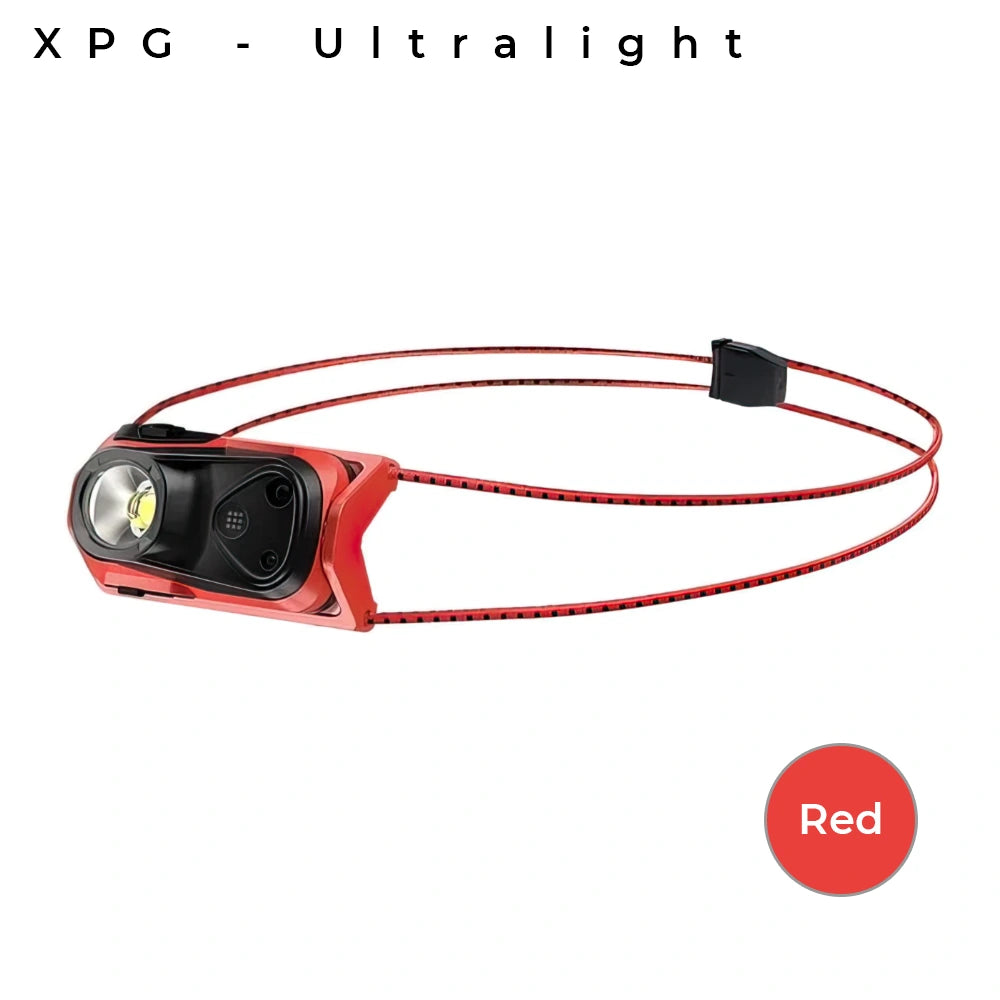 Ultralight XPG Rechargeable Waterproof Headlight with Sensor