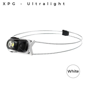 Ultralight XPG Rechargeable Waterproof Headlight with Sensor